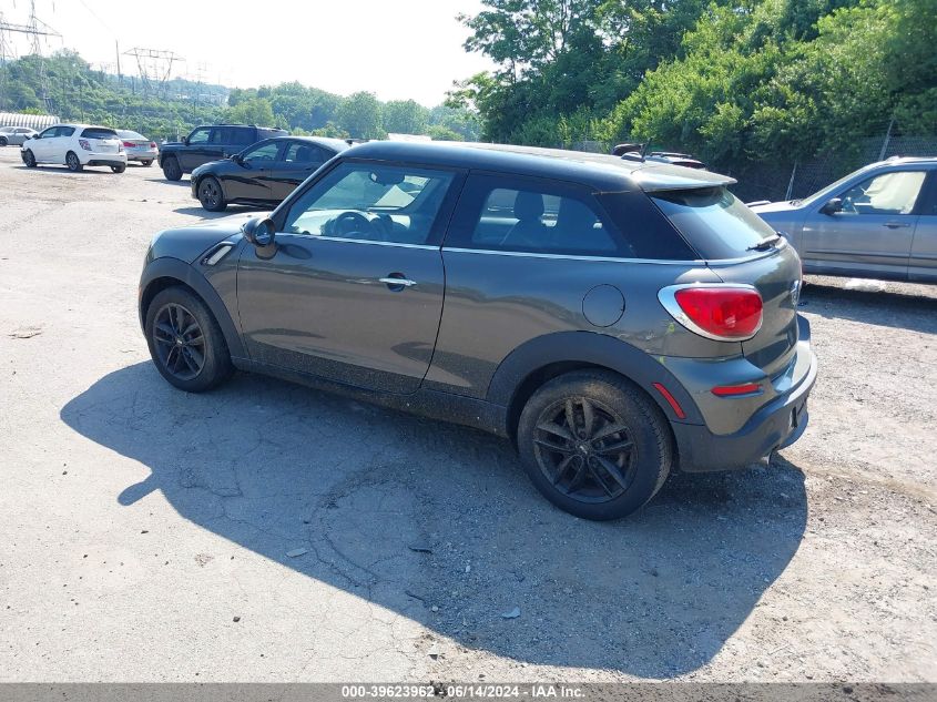 2014 Mini Paceman Cooper S VIN: WMWSS7C59EWN70504 Lot: 39623962