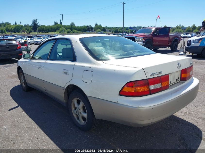 1997 Lexus Es 300 VIN: JT8BF22G7V0004551 Lot: 39623963