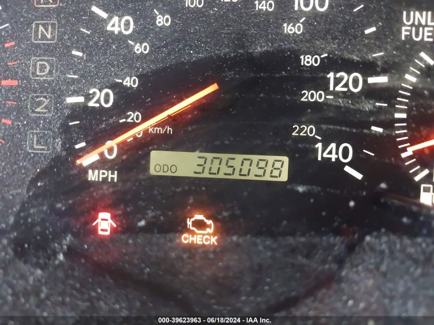 1997 Lexus Es 300 VIN: JT8BF22G7V0004551 Lot: 39623963