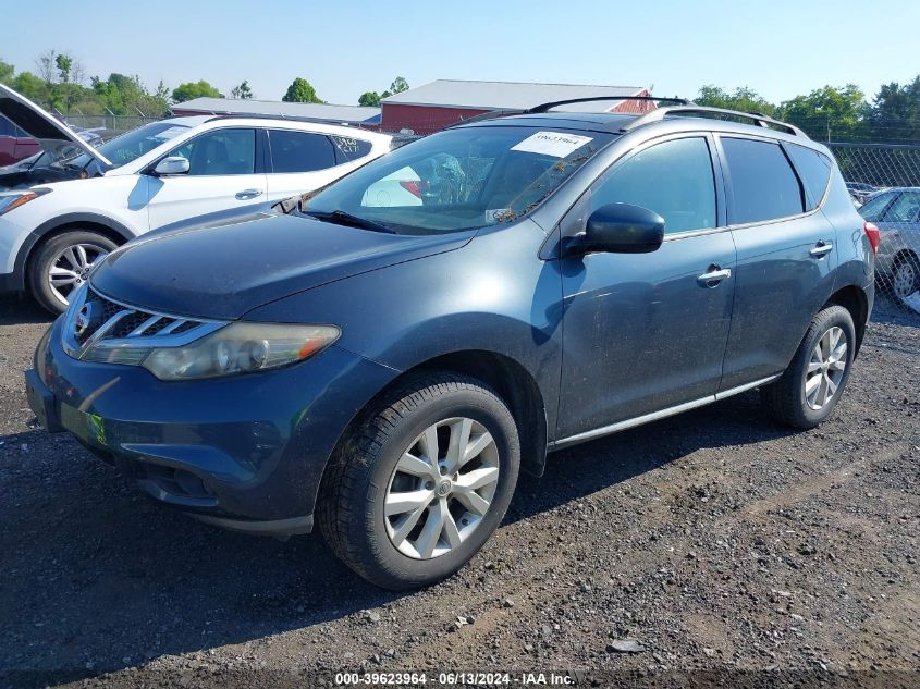 2011 Nissan Murano Sv VIN: JN8AZ1MW5BW176612 Lot: 39623964