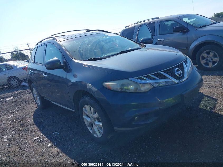 2011 Nissan Murano Sv VIN: JN8AZ1MW5BW176612 Lot: 39623964