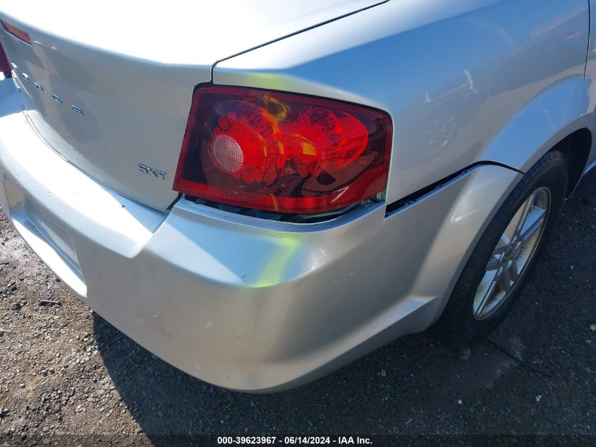 2012 Dodge Avenger Sxt VIN: 1C3CDZCB0CN192860 Lot: 39623967