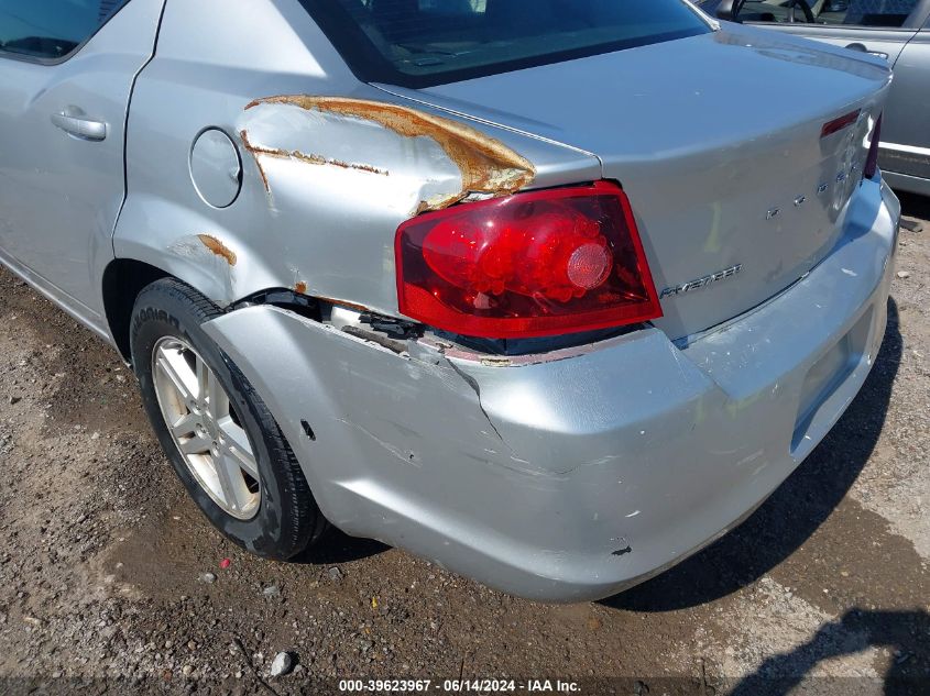 2012 Dodge Avenger Sxt VIN: 1C3CDZCB0CN192860 Lot: 39623967