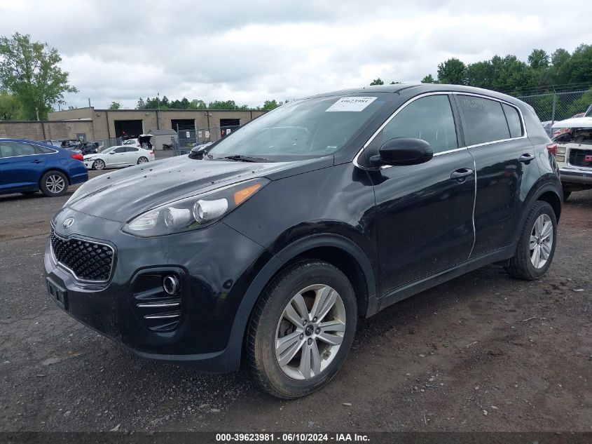 2017 Kia Sportage Lx VIN: KNDPMCACXH7041722 Lot: 39623981