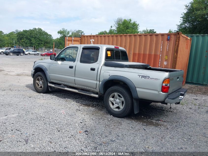 2004 Toyota Tacoma Double Cab Prerunner VIN: 5TEGN92N54Z461424 Lot: 39623986