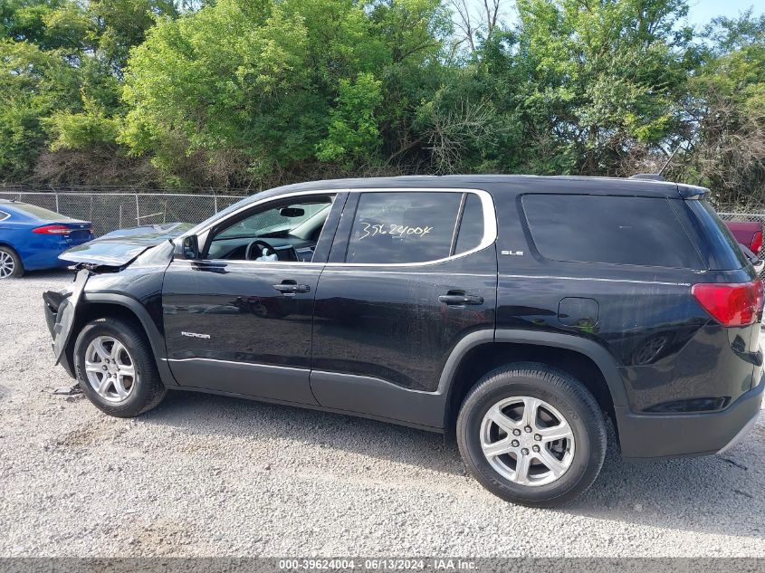 2019 GMC Acadia Sle-1 VIN: 1GKKNKLA3KZ281272 Lot: 39624004