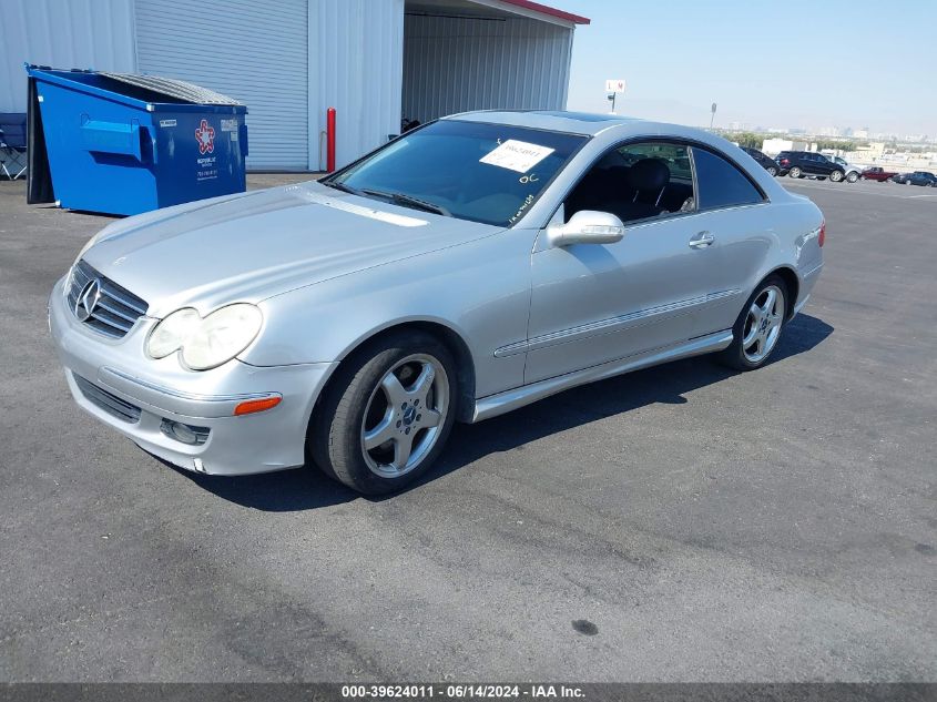 2005 Mercedes-Benz Clk 500 VIN: WDBTJ75JX5F141018 Lot: 39624011