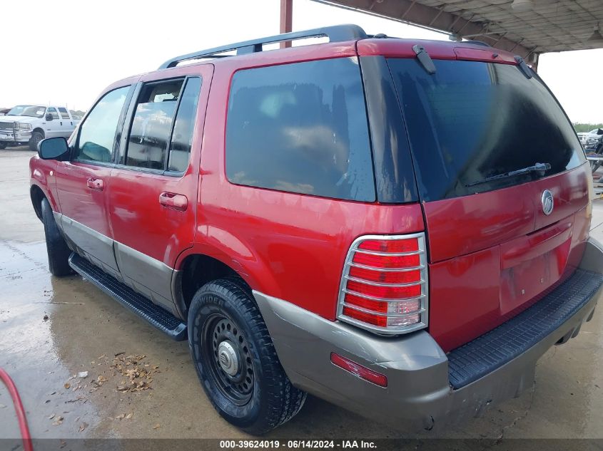 2003 Mercury Mountaineer VIN: 4M2ZU66K23UJ05542 Lot: 39624019