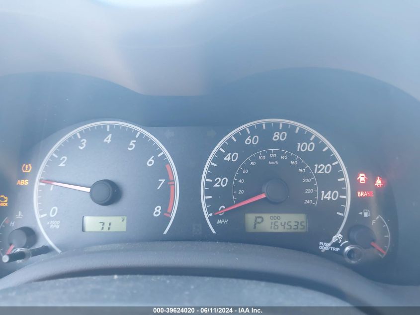 2009 Toyota Corolla VIN: 1NXBU40E39Z016193 Lot: 39624020