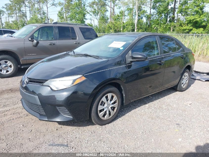 2016 Toyota Corolla L VIN: 2T1BURHE6GC492423 Lot: 39624022