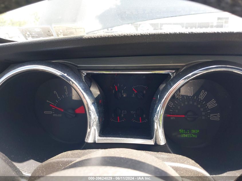 2007 Ford Mustang V6 Deluxe/V6 Premium VIN: 1ZVFT80N675197858 Lot: 39624029