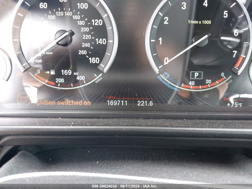 2014 BMW 528I xDrive VIN: WBA5A7C51ED617262 Lot: 39624038