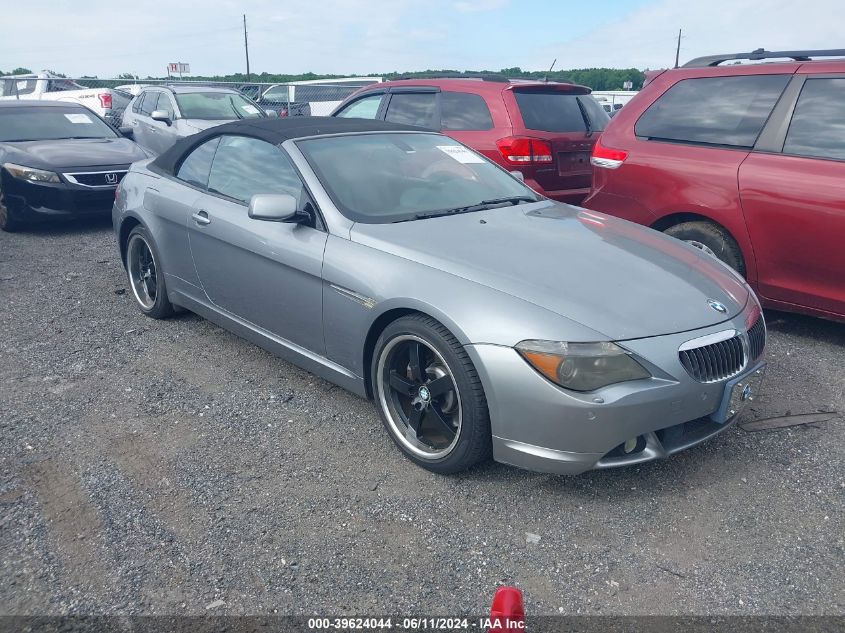 2005 BMW 645Ci Ci Automatic VIN: WBAEK73445B328179 Lot: 39624044