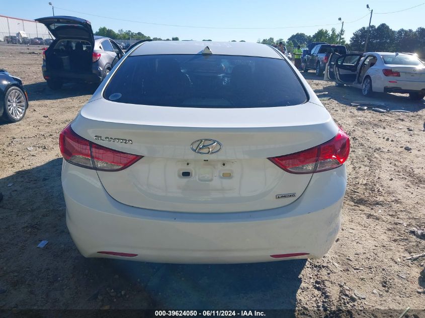 2012 Hyundai Elantra Limited VIN: 5NPDH4AE4CH127630 Lot: 39624050