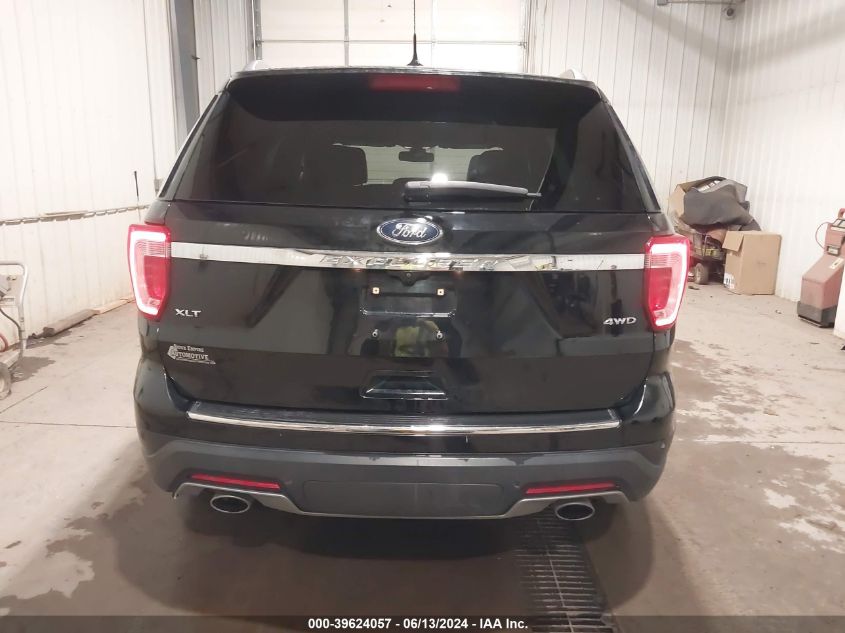 2018 Ford Explorer Xlt VIN: 1FM5K8D87JGC19864 Lot: 39624057