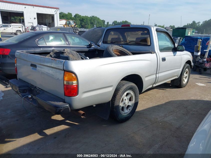 2004 Toyota Tacoma VIN: 5TENL42N24Z383586 Lot: 39624083