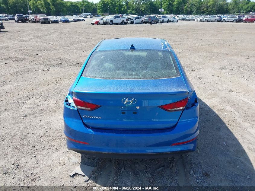 2018 Hyundai Elantra Value Edition VIN: 5NPD84LF2JH220973 Lot: 39624084