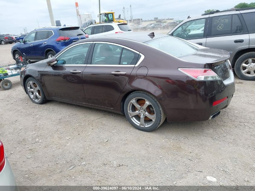 2009 Acura Tl 3.7 VIN: 19UUA96589A001668 Lot: 39624097