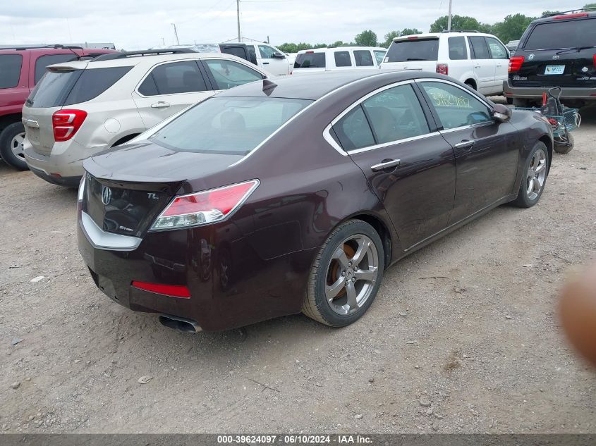 2009 Acura Tl 3.7 VIN: 19UUA96589A001668 Lot: 39624097