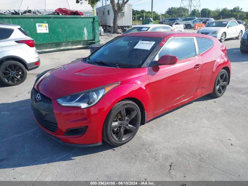 2015 Hyundai Veloster VIN: KMHTC6ADXFU244812 Lot: 39624105