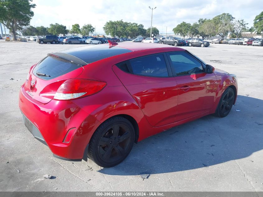 2015 Hyundai Veloster VIN: KMHTC6ADXFU244812 Lot: 39624105