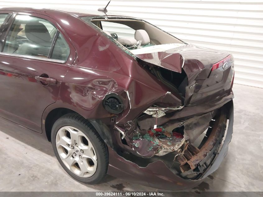 2011 Ford Fusion Se VIN: 3FAHP0HAXBR106234 Lot: 39624111