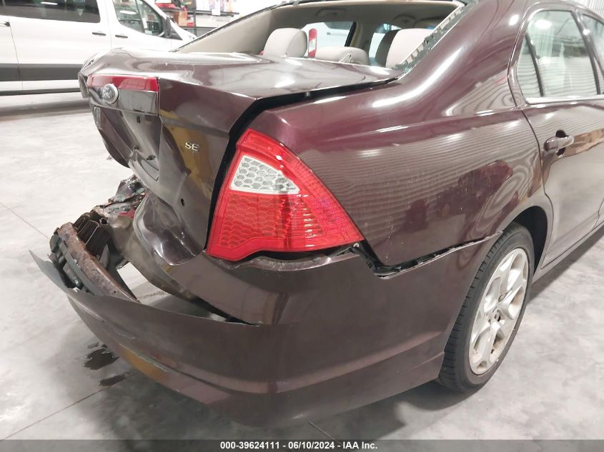 2011 Ford Fusion Se VIN: 3FAHP0HAXBR106234 Lot: 39624111