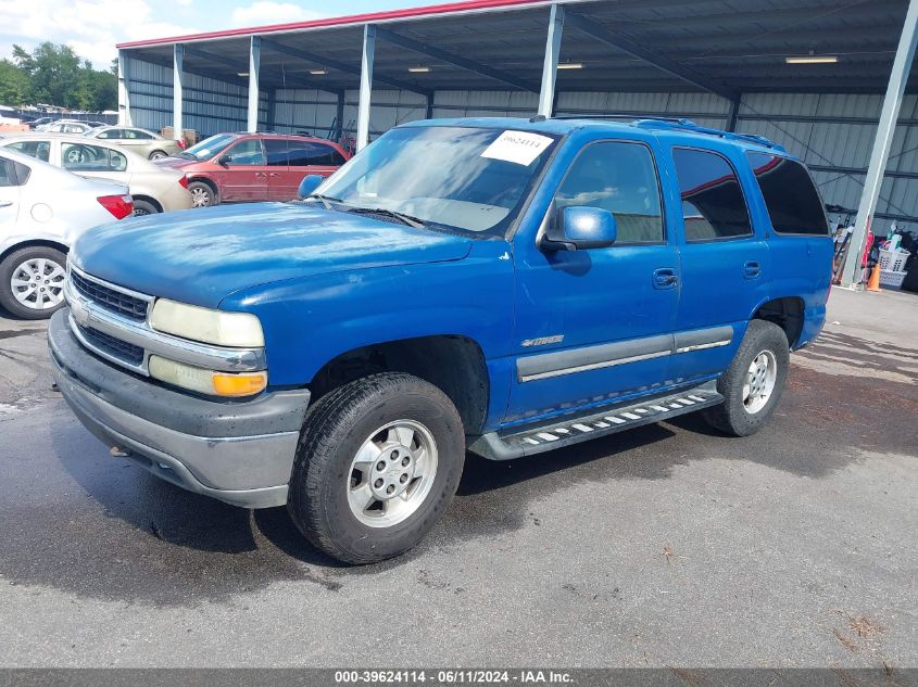 2002 Chevrolet Tahoe Lt VIN: 1GNEK13Z02J297663 Lot: 39624114