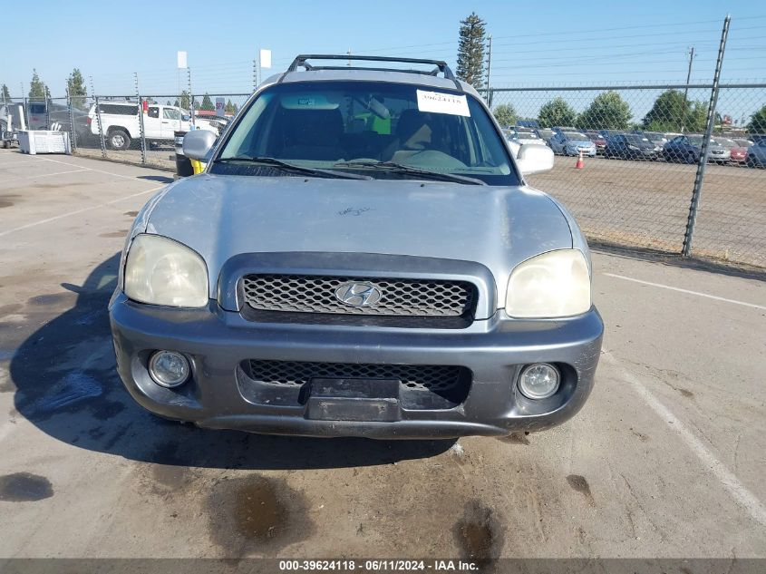 2003 Hyundai Santa Fe Gls/Lx VIN: KM8SC13D53U419085 Lot: 39624118