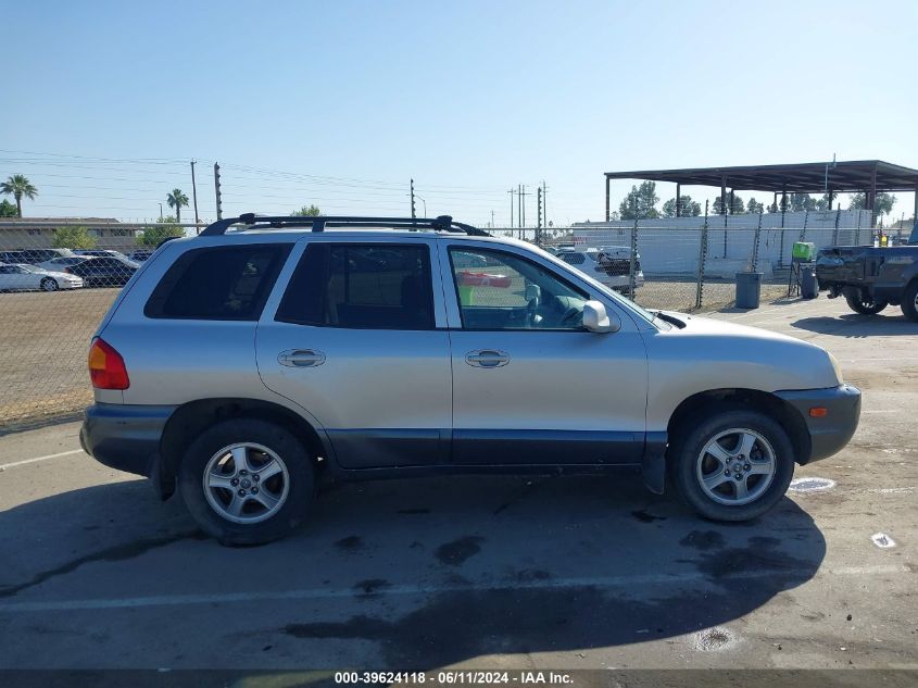 2003 Hyundai Santa Fe Gls/Lx VIN: KM8SC13D53U419085 Lot: 39624118