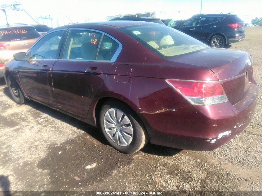 2010 Honda Accord 2.4 Lx VIN: 1HGCP2F31AA042681 Lot: 39624141