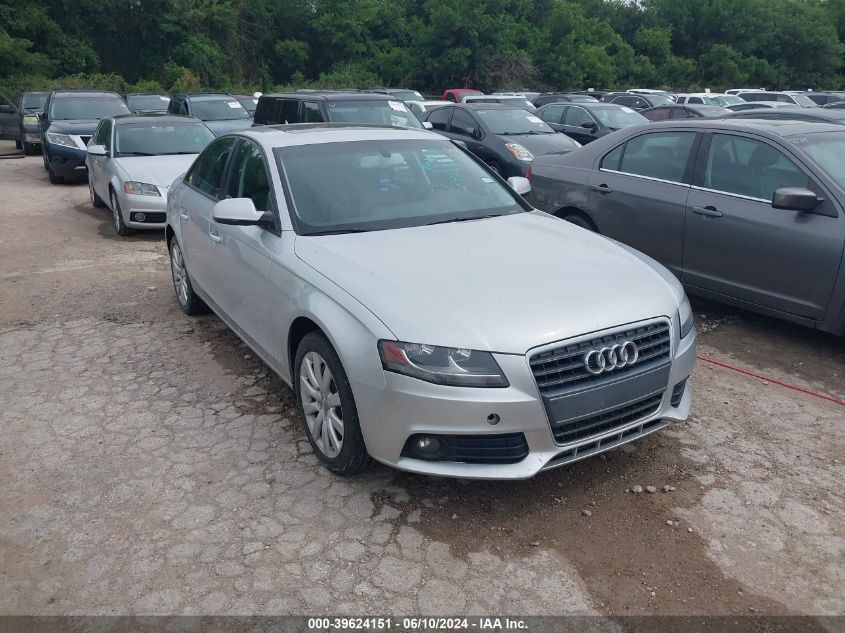 2012 Audi A4 2.0T Premium VIN: WAUAFAFL0CA119186 Lot: 39624151