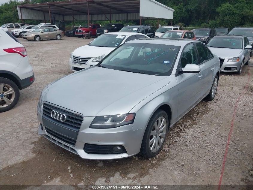 2012 Audi A4 2.0T Premium VIN: WAUAFAFL0CA119186 Lot: 39624151