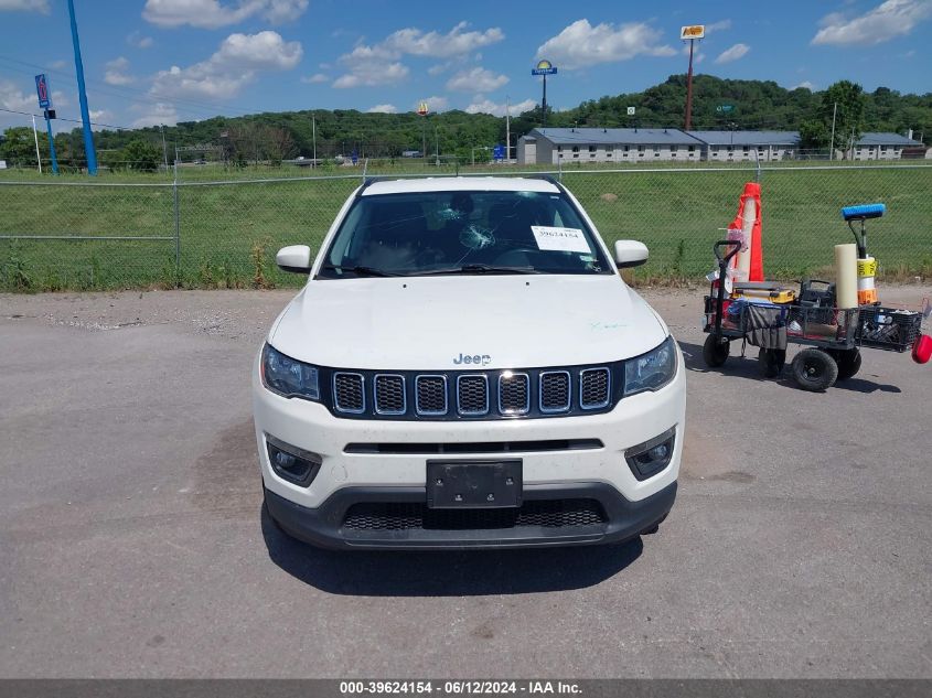 2019 Jeep Compass Latitude Fwd VIN: 3C4NJCBB4KT749988 Lot: 39624154