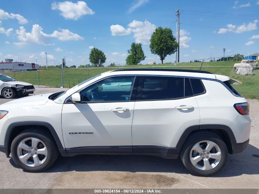 2019 Jeep Compass Latitude Fwd VIN: 3C4NJCBB4KT749988 Lot: 39624154