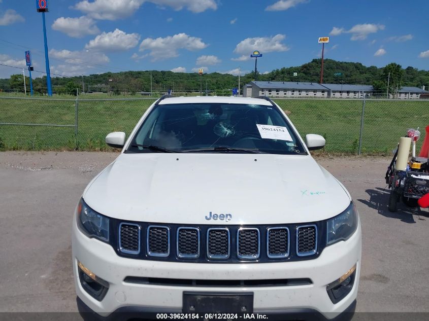 2019 Jeep Compass Latitude Fwd VIN: 3C4NJCBB4KT749988 Lot: 39624154