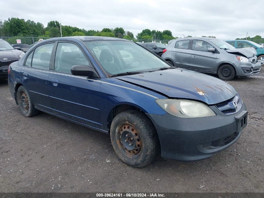 2HGES16554H569776 | 2004 HONDA CIVIC