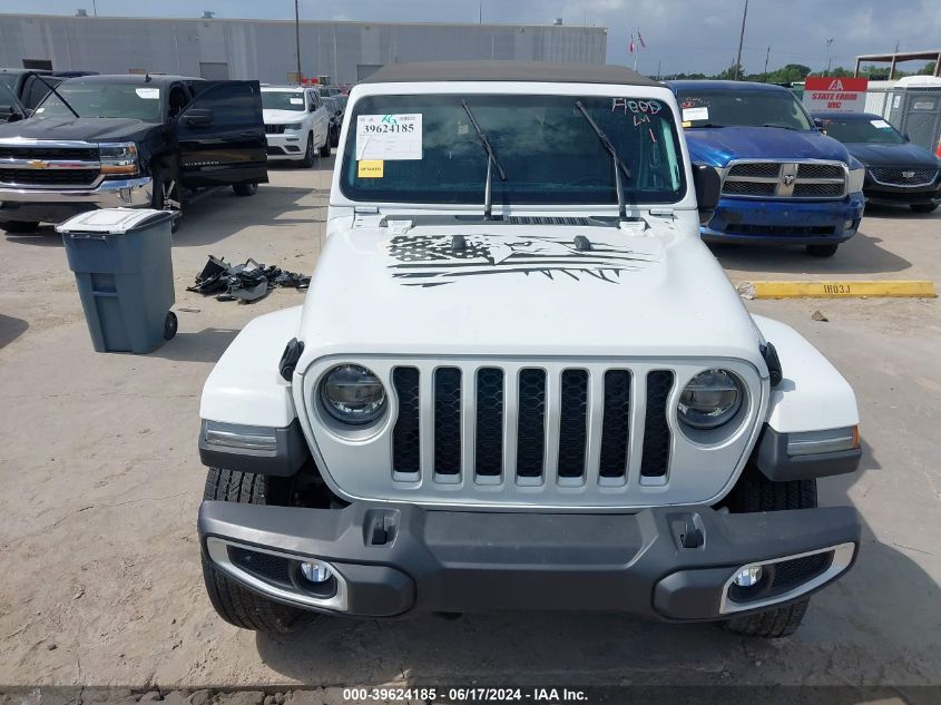 2020 Jeep Gladiator Overland 4X4 VIN: 1C6HJTFG4LL208379 Lot: 39624185