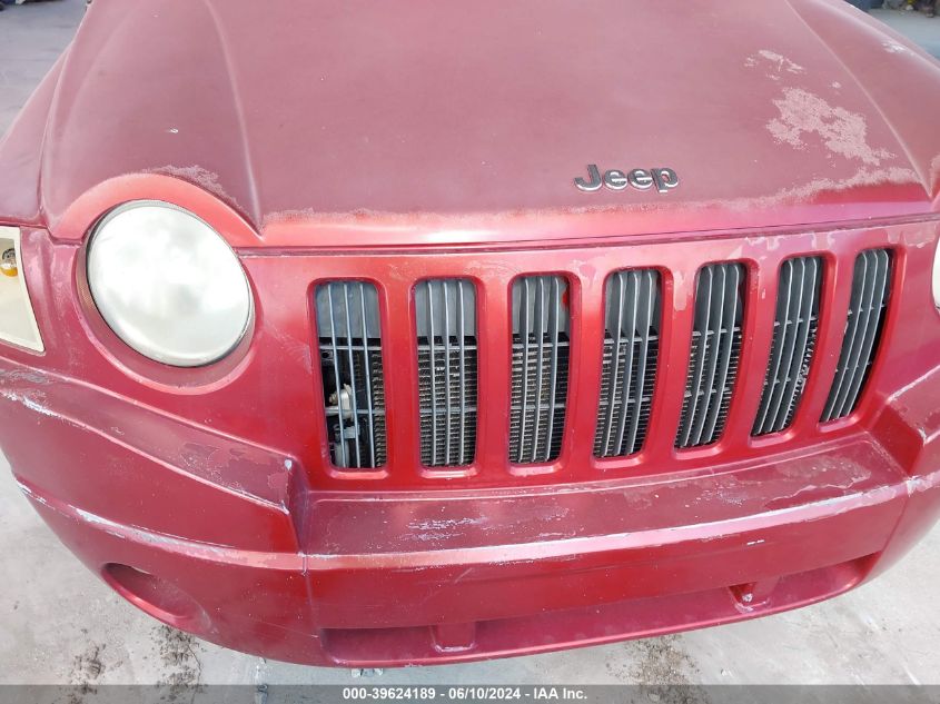 2007 Jeep Compass Sport VIN: 1J8FT47W47D124643 Lot: 39624189