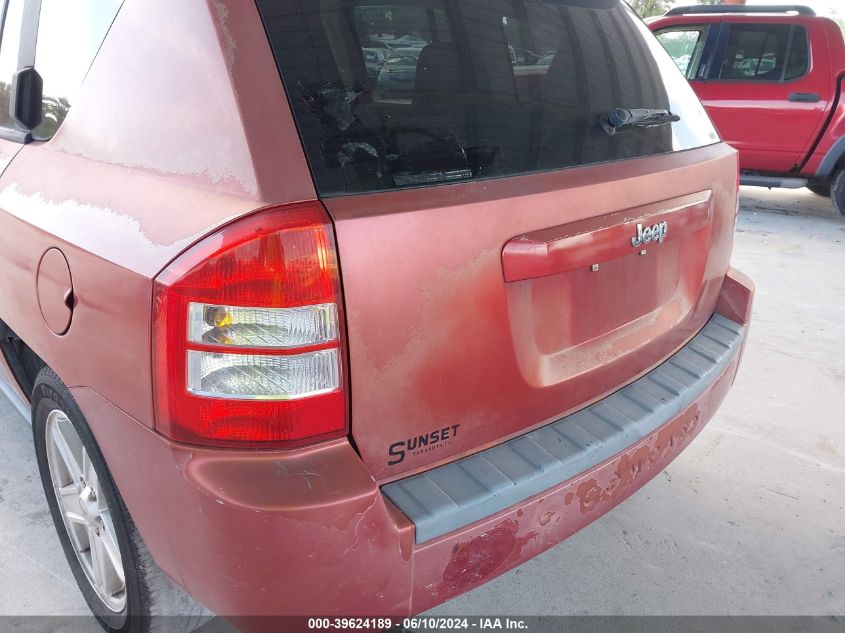 2007 Jeep Compass Sport VIN: 1J8FT47W47D124643 Lot: 39624189