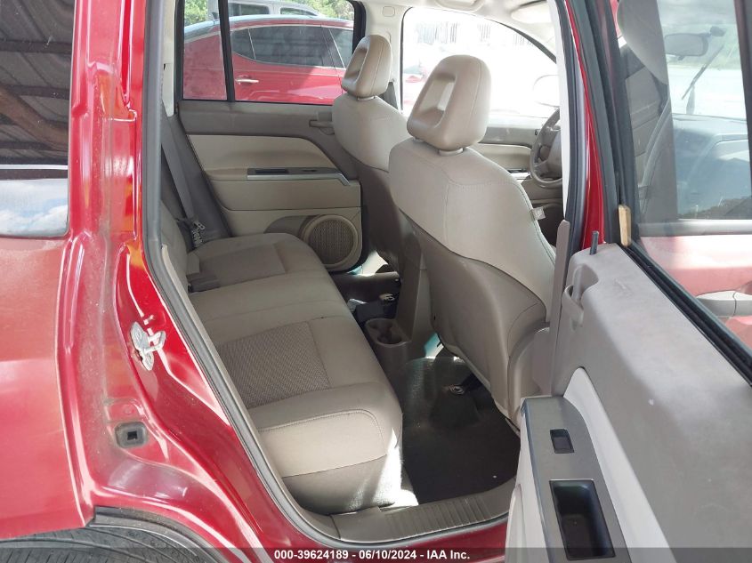 2007 Jeep Compass Sport VIN: 1J8FT47W47D124643 Lot: 39624189