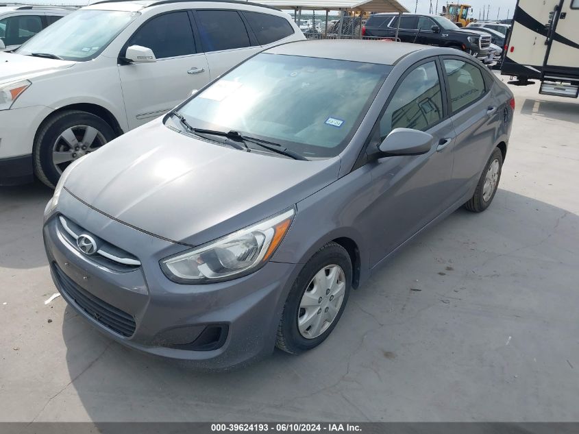 2015 Hyundai Accent Gls VIN: KMHCT4AE9FU796041 Lot: 39624193