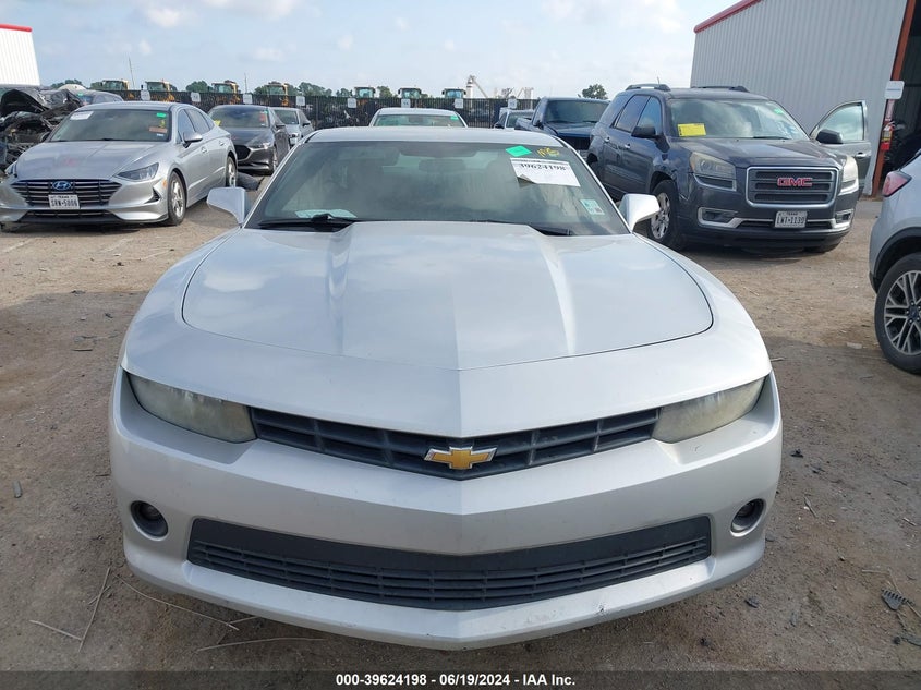 2015 Chevrolet Camaro Lt VIN: 2G1FD1E39F9103285 Lot: 39624198