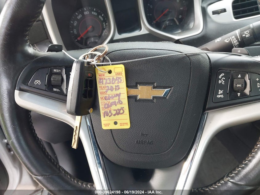 2015 Chevrolet Camaro Lt VIN: 2G1FD1E39F9103285 Lot: 39624198
