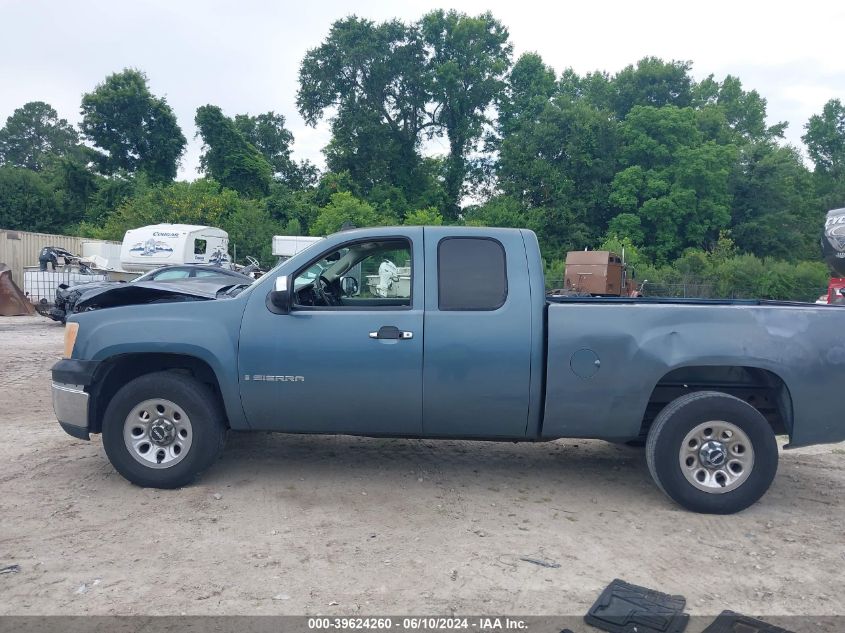 2008 GMC Sierra 1500 Work Truck VIN: 1GTEC19X58Z235651 Lot: 39624260