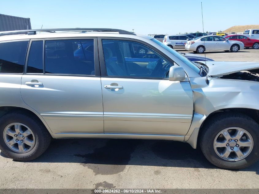 2006 Toyota Highlander V6 VIN: JTEEP21A260169722 Lot: 39624262