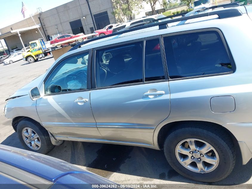 2006 Toyota Highlander V6 VIN: JTEEP21A260169722 Lot: 39624262