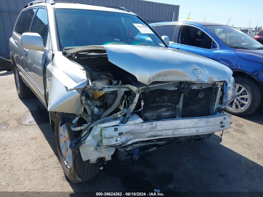 2006 Toyota Highlander V6 VIN: JTEEP21A260169722 Lot: 39624262