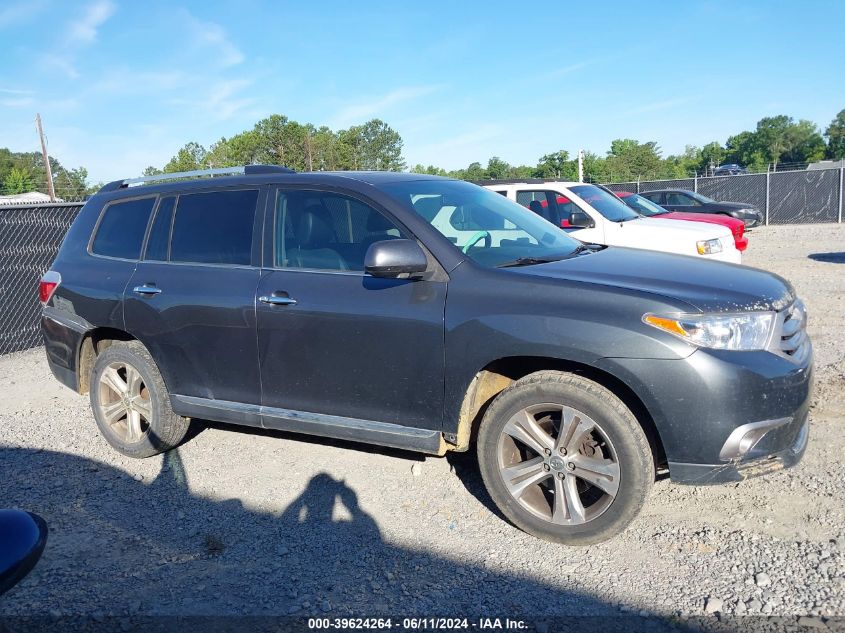 2012 Toyota Highlander Limited V6 VIN: 5TDYK3EH5CS052979 Lot: 39624264