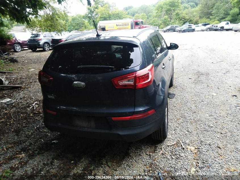 2013 Kia Sportage Lx VIN: KNDPBCA24D7443520 Lot: 39624266